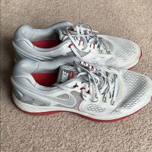 Nike Lunareclipse 4 Size 12.5 Gray/Red